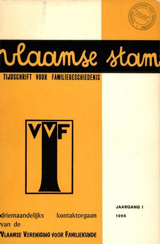 Kaft van Vlaamse Stam 1965
